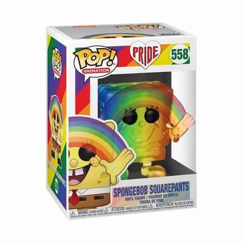 Figurine Funko Pop! N°558 - Bob L'eponge - Pride 2020 Bob Arc-en-ciel